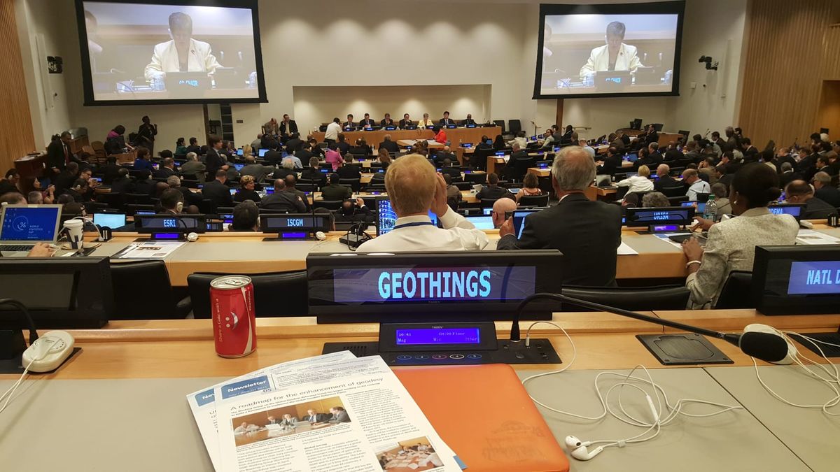 GeoThings at a UN-GGIM session