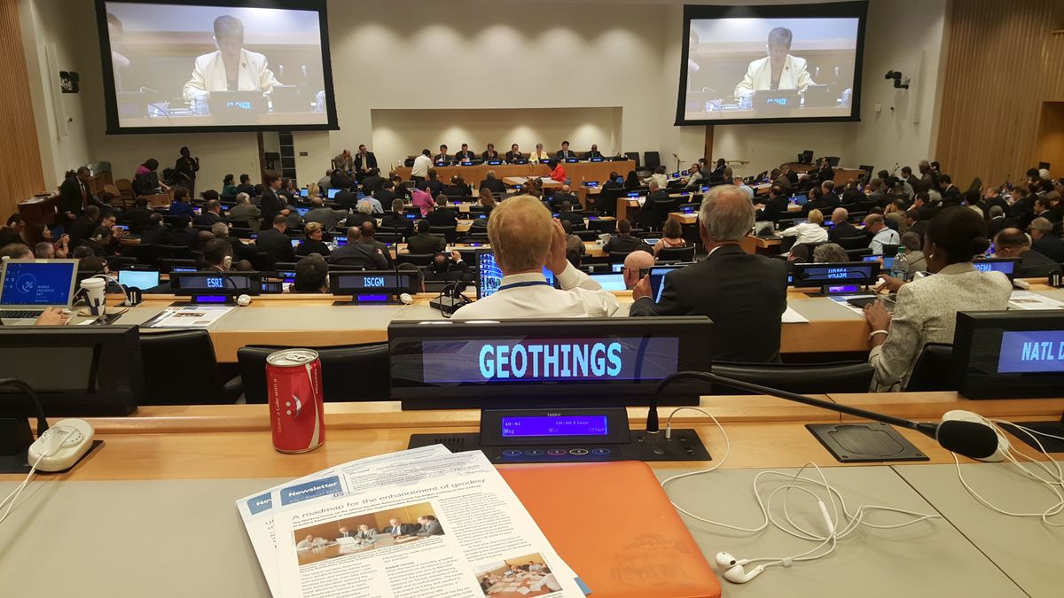 GeoThings at a UN-GGIM session